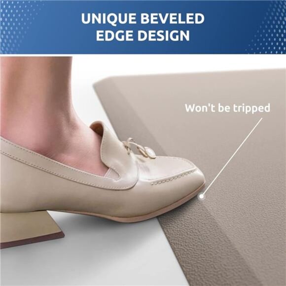 KitchenClouds Kitchen Mat Cushioned Anti Fatigue Rug 17.3"x28" Waterproof - Picture 6 of 8